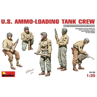 โมเดลประกอบ MiniArt 1/35 MI35190 U.S. AMMO-LOADING TANK CREW