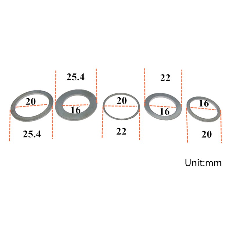 8-ชิ้นใบเลื่อยวงเดือนลดแหวนเครื่องมือสําหรับล้างไม้