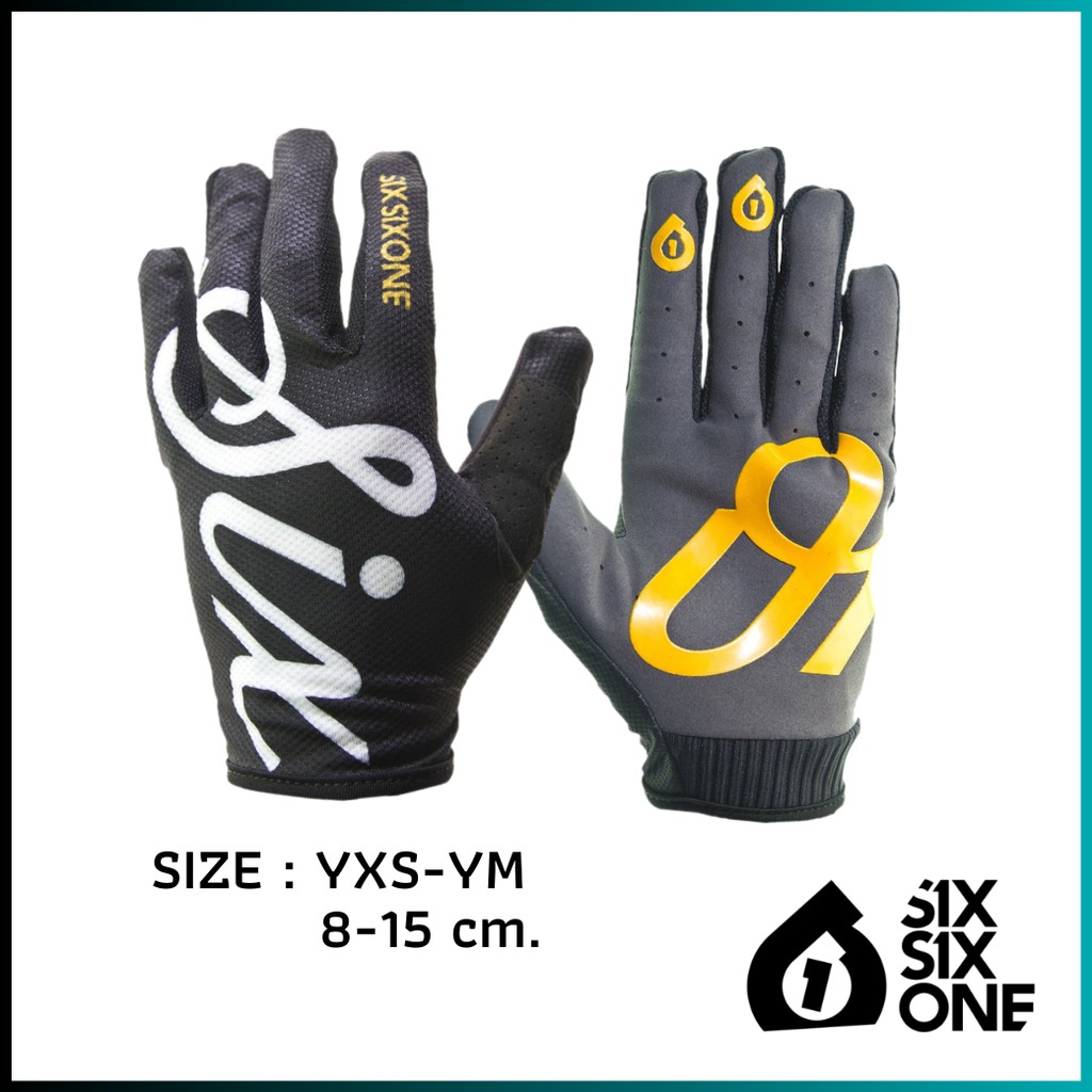 ถุงมือจักรยาน-661-youth-comp-glove-black-script