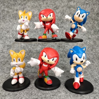 💥โมเดล Sonic โซนิค ขนาด 6-9 Cm มีชุด 6 ตัว/ชุด 3 ตัว มีให้เลือก 5 ชุด วัสดุพลาสติกอย่างดี พร้อมส่งทันที (China Version)💥