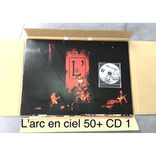 โปสเตอร์ CD LArc-en-Ciel 🤘 album รวมคอนเสิร์ต ปี 1998 จำนวน 50 ใบ + CD 1 แผ่น