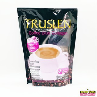 True Slane Coffee Mem Collagen Size 240 g. ทรูสเลน คอฟฟี่ พลัส คอลลาเจน ขนาด 240 กรัม (15 ซอง/ห่อ)