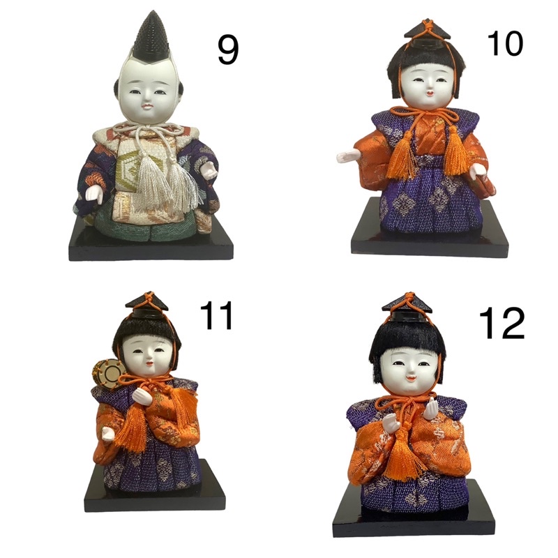 ตุ๊กตาญี่ปุ่นโบราณ-งานเก่า-ของสะสม-มือ-1-พร้อมฐานไม้