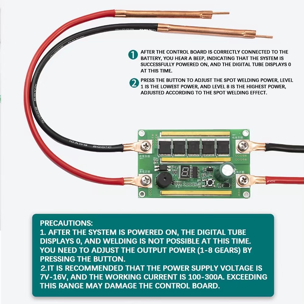 ภาพสินค้าแบต 18650 เครื่องเชื่อมจุด 12V อุปกรณ์เชื่อมแผงวงจรPCB อุปกรณ์เชื่อมแผงวงจร DIY สำหรับ จากร้าน acemusician บน Shopee ภาพที่ 5