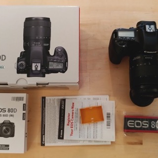 ภาพขนาดย่อของภาพหน้าปกสินค้าCanon Eos 80D เลนส์ kit EF-S18-55 IS STM(เน้นถ่ายวีดีโอ) จากร้าน pro_camera บน Shopee