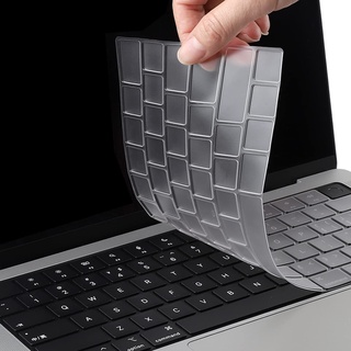 Tpu ใส บางเฉียบ และซิลิโคน ป้องกันคีย์บอร์ด เข้ากันได้กับ MacBook Pro Air