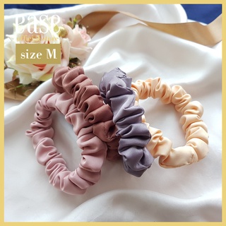 Satin Scrunchies - ยางรัดผม Premium Satin ยางคุณภาพดี ไม่กินผม ไม่ย้วย รัดแน่น (Warm tone/Pastel tone)