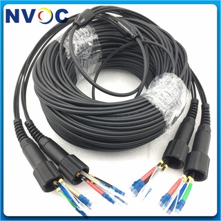 8Core 4Cores 30M 50M 80M SM G657A1,LSZH,PDLC/UPC(4C) Fiber Optical Jumper Cable,8C LC/SC/FC/S Armored Fiber Patch Cord C