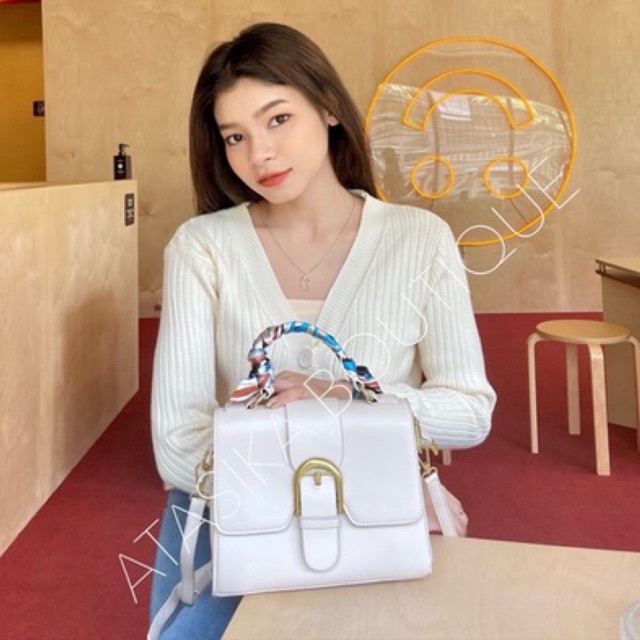 พร้อมส่ง-กระเป๋ารุ่น-chloe-bag-พร้อมสาย-crossbody