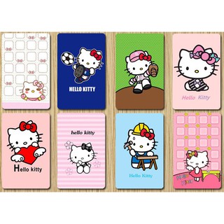 สติ๊กเกอร์ติดบัตร BTS MRT คีย์การ์ด #3 (Hello kitty)