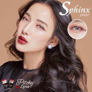 mini Sphinx Gray คอนแทคเลนส์ โทนฝรั่ง สายฝอ  ❤️ Pitchylens Contact Lens bigeyes บิ๊กอาย ลายฮิต tiktok