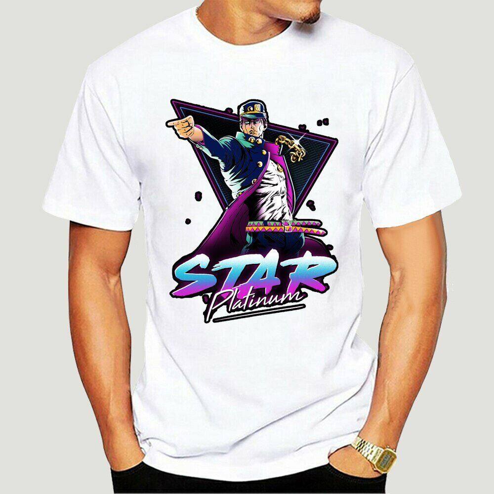 2022new-fashion-hot-sale-star-platinum-t-shirt-jojos-bizarre-adventure-tshirt-the-world-80s-neon-retro-rad-jotaro-joesta