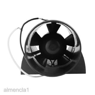 ✨สต็อกพร้อม✨Black 12V Electric in Line Bilge Air Blower 145CFM 3" Outlet Hose for Boats[ALMENCLA1]