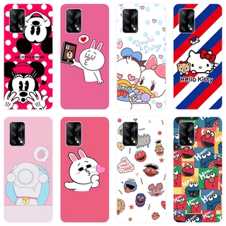 เคสสำหรับ OPPO A74 4G เคส Soft TPU Phone Case Back Cover OPPOA74 4G เคสซิลิโคน กรณี Cute