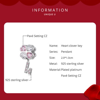 ภาพขนาดย่อของภาพหน้าปกสินค้าBamoer Beads 925 Sterling Silver Valentine's Day Series Charm 4 style Fashion Accessories Fit DIY Bracelet and Necklace จากร้าน bamoer.th บน Shopee ภาพที่ 3