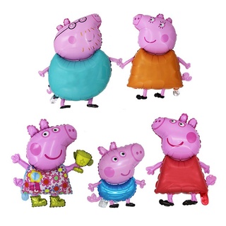 ลูกโป่งวันเกิด ลูกโป่งฟอยล์ ชุดการ์ตูนPeppa Pig