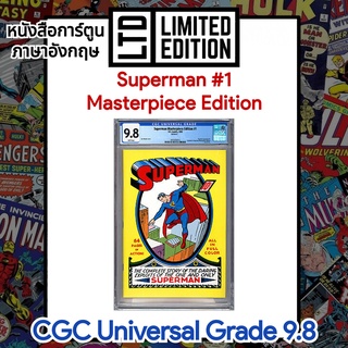 Superman #1 - CGC 9.8 - Masterpiece Edition - 1999 - DC Comics ซูเปอร์แมน หนังสือการ์ตูนภาษาอังกฤษ ดีซี ดีซีคอมิกส์