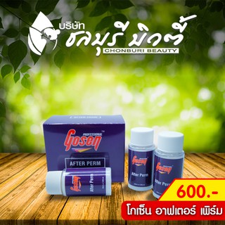 ผลิตภัณฑ์ล้างสารเคมีจากเส้นผม(กล่อง) Gosen professional  After Perm