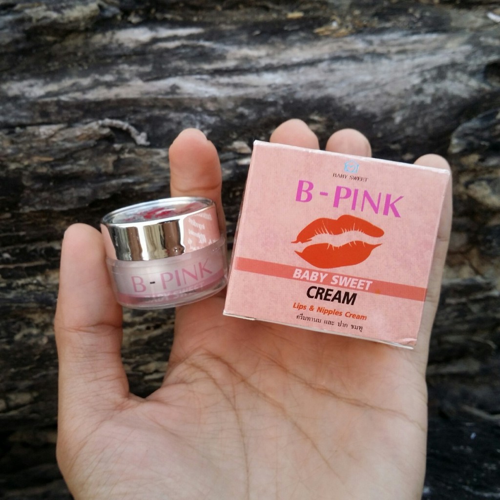 ภาพหน้าปกสินค้า3แถม1 B-PINK Lip & Nipple Cream ครีมทาหัวนม/ปากชมพู คนใช้เยอะมาก จากร้าน pzal.tom บน Shopee