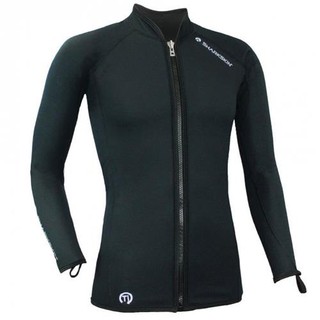 เสื้อเว็ทสูทแขนยาว Wetsuit Sharkskin Chillproof Titanium (T1)