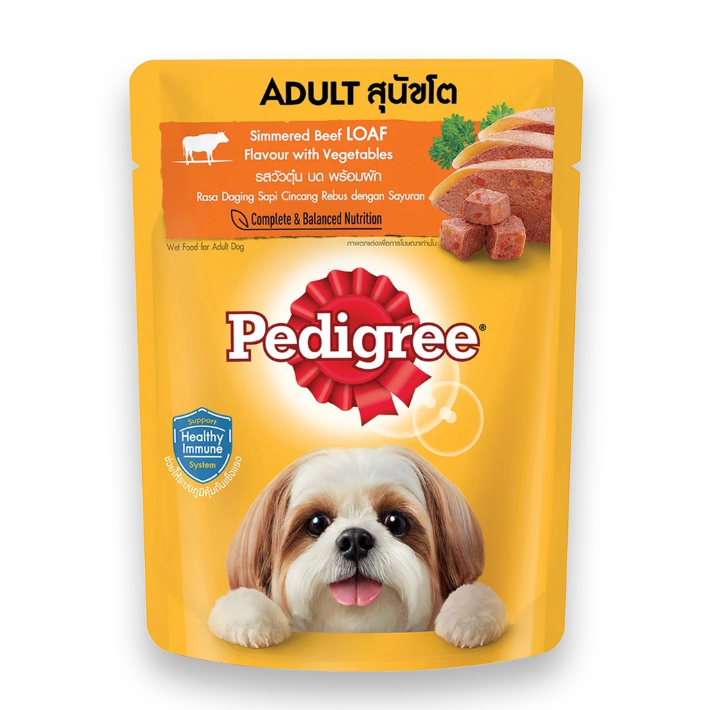 pedigree-เพดดีกรี-อาหารเปียกแบบซอง-สำหรับสุนัข-ขนาด-80-g