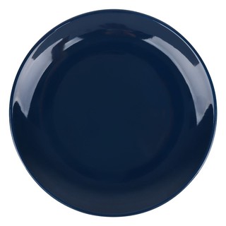 อุปกรณ์ใส่อาหาร ชุดจานตื้นเซรามิก 8.25 นิ้ว สีน้ำเงิน 4 ใบ อุปกรณ์บนโต๊ะอาหาร ห้องครัว อุปกรณ์ PLATE ROUND CERAMIC 8.25"