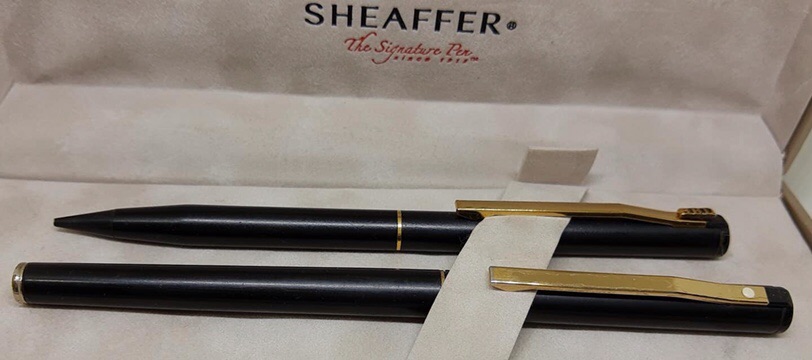 ชุดปากกาหมึกซึม-ดินสอ-sheaffer-มือสอง