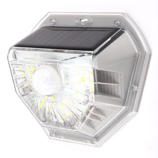 ไฟผนังภายนอก ไฟติดผนัง SOLAR LAMPTAN QUARTZ 1.8 วัตต์ COOLWHITE โคมไฟภายนอก โคมไฟ หลอดไฟ LED SOLAR MOTION SENSOR LAMPTAN