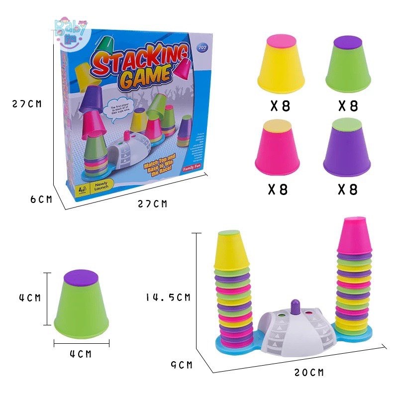 เกมส์ เรียงแก้วสแต๊ค Stacking Game | Shopee Thailand