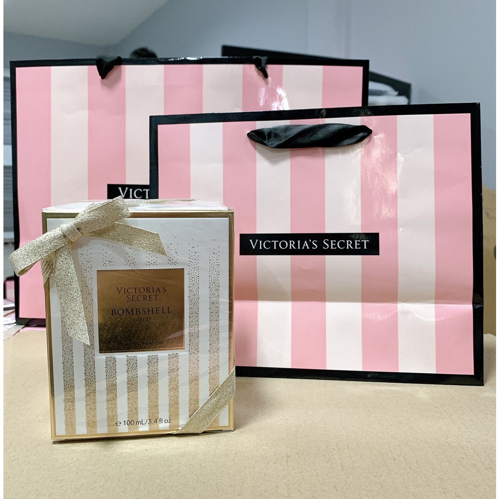 ภาพหน้าปกสินค้าVictoria's Secret Bombshell Gold EDP 100 ml. กล่องซีล ป้ายไทย พร้อมถุง จากร้าน beautyfragrance บน Shopee