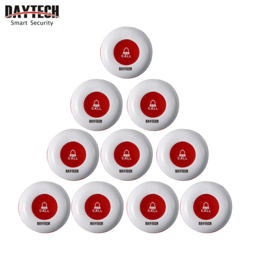 daytech-wireless-calling-system-pager-buttons-ปุ่มระบบเพจเจอร์การโทรส่วนบุคคลสำหรับร้านอาหาร-ร้านกาแฟ-โรงพยาบาล-10pcs-e-01a