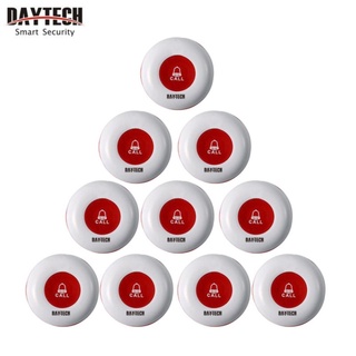 Daytech Wireless calling system pager buttons ปุ่มระบบเพจเจอร์การโทรส่วนบุคคลสำหรับร้านอาหาร/ร้านกาแฟ/โรงพยาบาล 10pcs (E-01A)