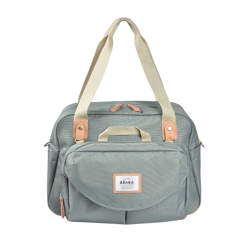 beaba-กระเป๋าเปลี่ยนผ้าอ้อม-geneva-ii-changing-bag-smart-colors-frosty-green