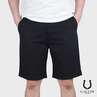 ภาพหน้าปกสินค้าGALLOP : CHINO SHORTS กางเกงขาสั้นผ้าชิโน รุ่น GS9014 สีดำ ที่เกี่ยวข้อง