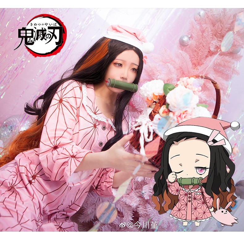 fantasy-dragon-store-anime-cosplay-demon-slayer-kimetsu-no-yaiba-cosplay-kamado-nezuko-pajamas-kanao-cosplay-costume-d