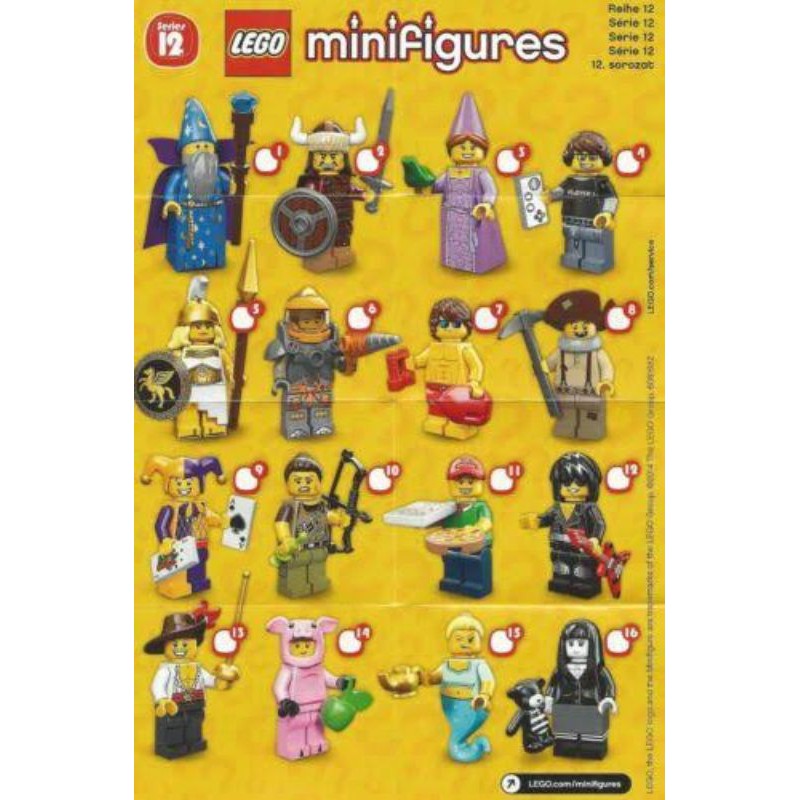 ภาพหน้าปกสินค้าใหม่ และมือสอง  Lego Minifigures Series 12 จากร้าน toys_cabinet บน Shopee