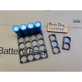 ภาพขนาดย่อของภาพหน้าปกสินค้า32650 Battery Case Holder Bracket ตัวยึดแบตเตอรี่ 32650 แผ่นบาสเก็ต จากร้าน mookmigtoolshop บน Shopee