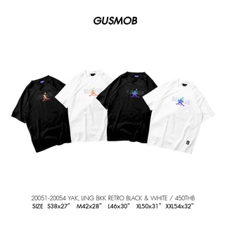 [100% Cotton] GUSMOB เสื้อยืด 20051-20054 YAK LING RETRO