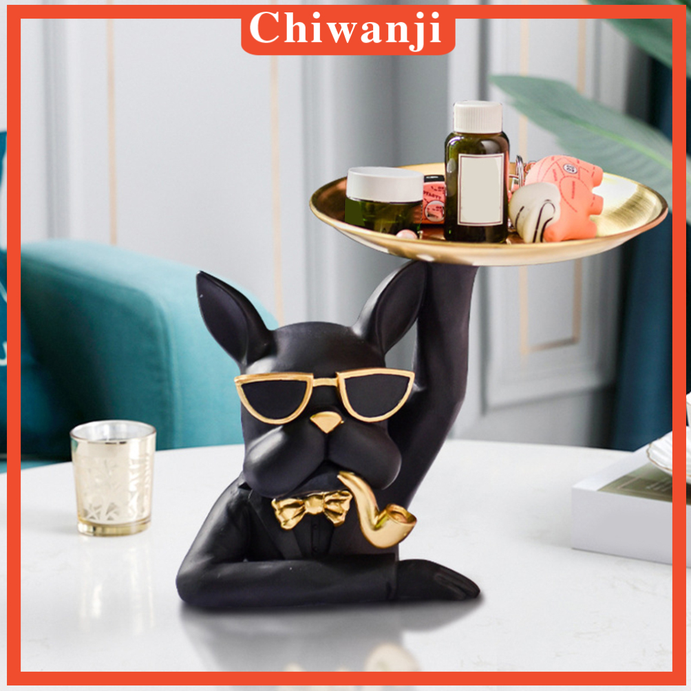 chiwanji-ถาดเรซิ่นรูปปั้นดินเผา