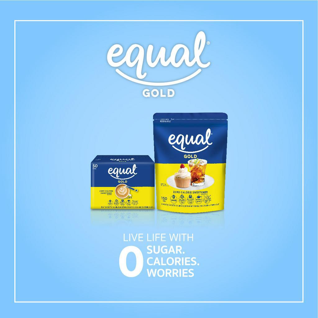 equal-gold-50-sticks-อิควล-โกลด์-ผลิตภัณฑ์ให้ความหวานแทนน้ำตาล-1-กล่อง-มี-50-ซอง-0-kcal