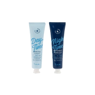 ยาสีฟัน ลินี เดย์แอนด์ไนท์ กลางวัน และ กลางคืน Linee Day & Night Teeth Whitening Toothpaste รับประกันของเเท้ (since19)
