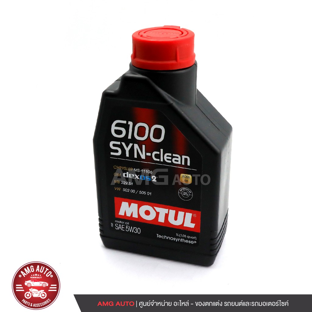 motul-6100-synthetic-clean-5w30-1-ลิตร-สำหรับเครื่องยนต์เบนซินและดีเซล-สังเคราะห์-acea-c3-mid-saps-api-sn-moa0097