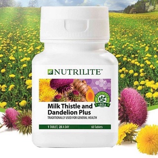 ภาพหน้าปกสินค้า🔥🔥 Amway NUTRILITE Milk Thistle And Dandelion Plus (60 Tab) นิวทริไลท์ มิลค์ทิสเทิล ล้างพิษตับ บำรุงตับ แอมเวย์ 🔥🔥 ที่เกี่ยวข้อง