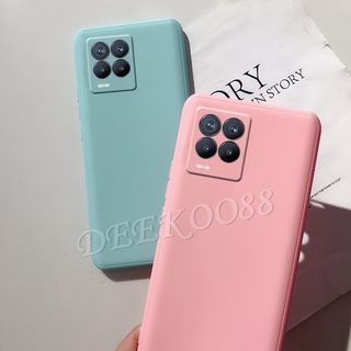 เคสโทรศัพท์ Realme 8 4G / Realme 8 5G Casing Simple Color TPU Silicone Back Cover เคส Realme8 Skin Feel TPU Soft Case