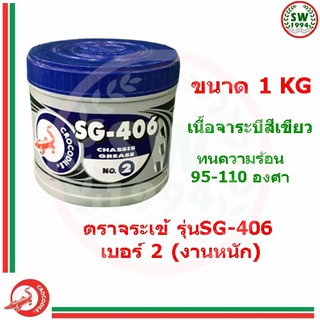 ภาพหน้าปกสินค้าจารบี ตราจระเข้ เบอร์ 2 สีเขียว ขนาด 1 กก. SG406 จาระบี ซึ่งคุณอาจชอบราคาและรีวิวของสินค้านี้