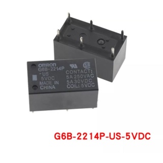 G6B รีเลย์ ของแท้ G6B-2214P G6B-2224P  5V 12V 24V 5A 5/6PIN