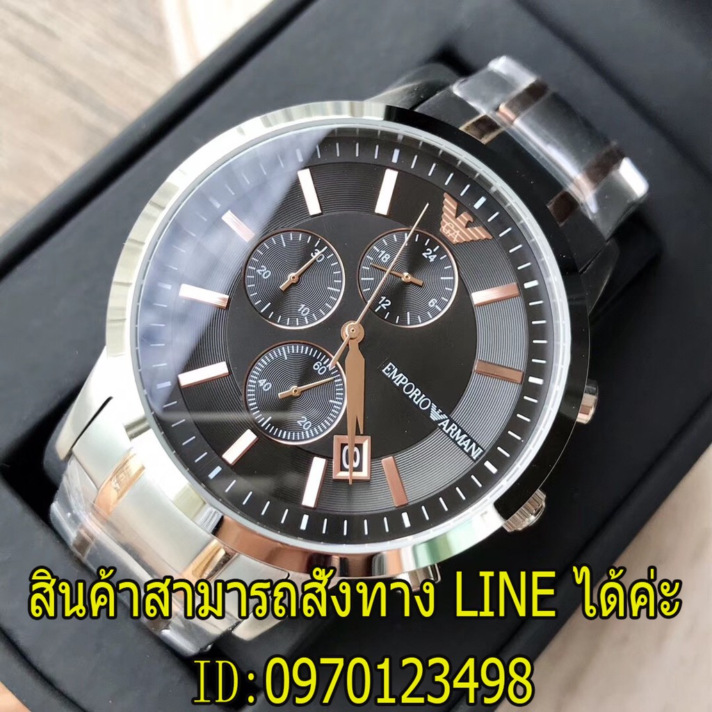 Emporio Armani Renato Watch AR11165 Shopee Thailand