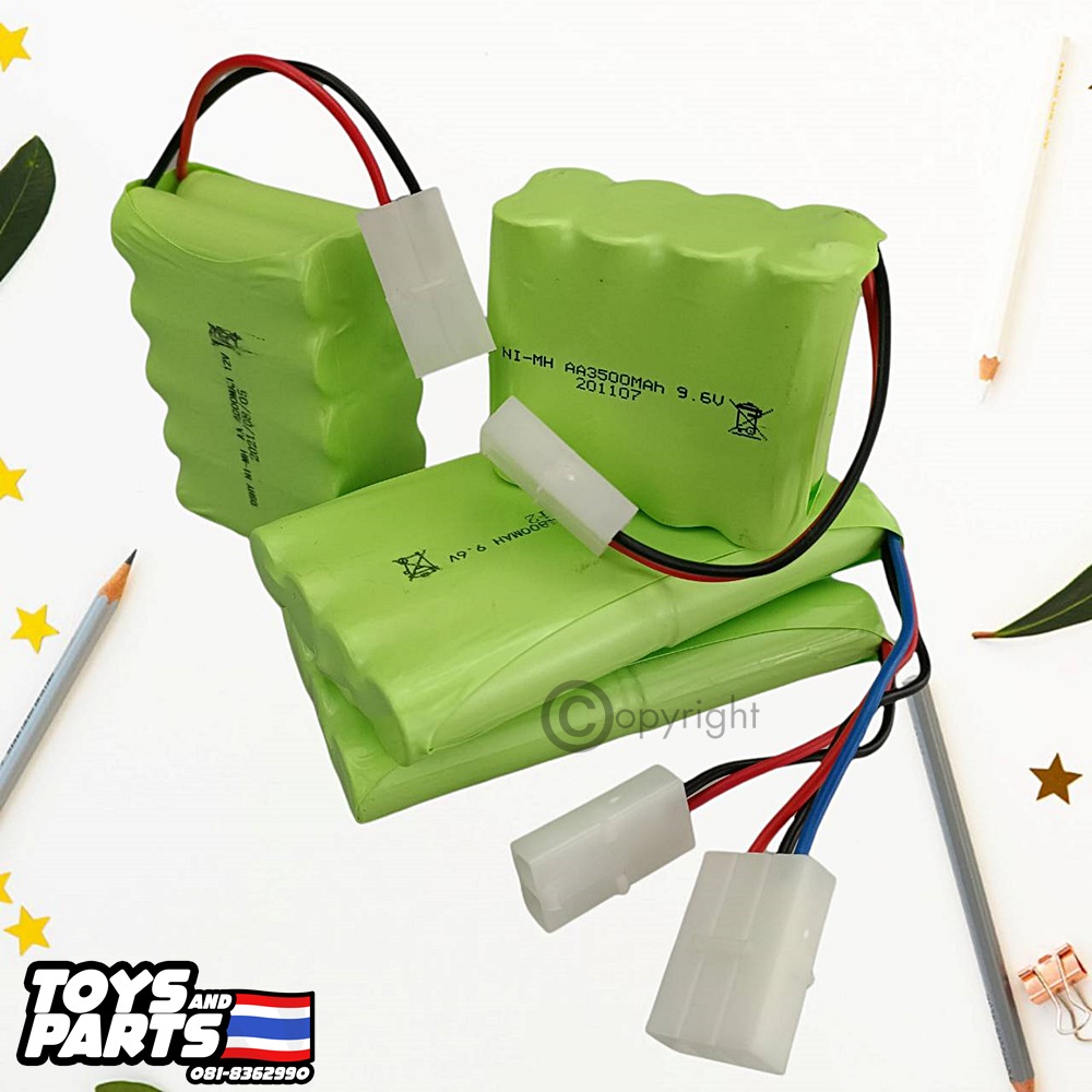 9-6v-3500mah-nimh-rechargeable-8-cell-aa-battery-packs-with-standard-tamiya-connector-plug-for-rc-car-truck-tank