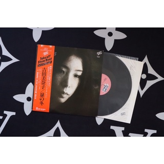 Minako yoshida /album Tobira no Fuyu ปกเงา obi vinyl 1LP พร้อมส่ง สภาพ NM