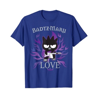 เสื้อยืดโอเวอร์ไซส์ใหม่สไตล์ขายร้อน Bad Badtz-Maru Love Rockstar กีตาร์เสื้อยืดผู้ชายคลาสสิกย้อนยุคแฟชั่น T-shirtS-3XL